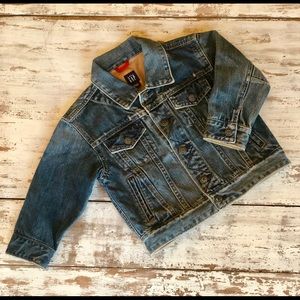 Baby Gap 3T Distressed & Aged Jean Jacket